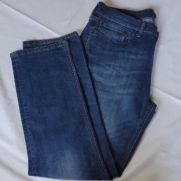 Levi's 541 Blue Straight Jeans Classic Everyday Size 36 - Picture 4 of 10
